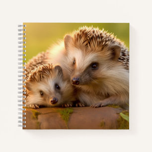 Igel Animal Wild Beauty Freedom Notizblock