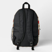 Igel Apfel Obstgarten Rucksack (Rückseite)