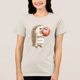 Igel Apple Heart Tri-Blend Shirt
