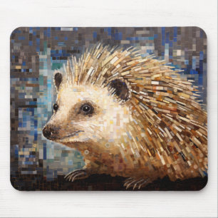 Igel Art Deco Paint Mosaic Mousepad