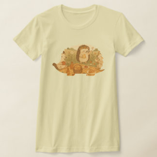 Igel auf einem Picnic-Kern T-Shirt
