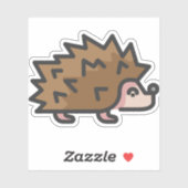 Igel Aufkleber (Blatt)