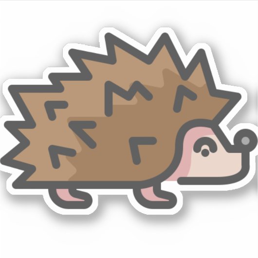 Igel Aufkleber (Vorderseite)