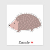 Igel Aufkleber (Blatt)