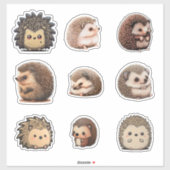 Igel-Aufkleber für andere Stile Aufkleber (Blatt)