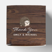 Igel aus Holz Favoriten Box Rustikales Holzplatz Geschenkschachtel (Oben)