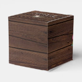 Igel aus Holz Favoriten Box Rustikales Holzplatz Geschenkschachtel (Rückseite)