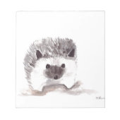 Igel aus niedlichem  notizblock (Vorderseite)