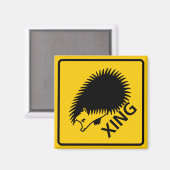 Igel - Autobahnzeichen Magnet (Vorderseite/Rückseite)