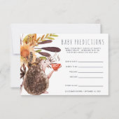 Igel | Baby Shooting Game Einladung (Vorderseite)