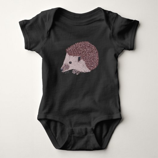Igel Baby Strampler (Vorderseite)