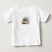 Igel Baby T - Shirt Qualität Baumwolle (Vorderseite)
