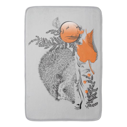 Igel Badematte (Vorderseite Vertikal)