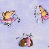 IGEL BALLET Grußkarte von Nicole Janes Karte