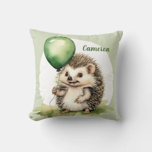 Igel Ballon Süß Geschlechtsneutral Personalisiert Kissen