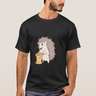 Igel bei Töpferei T-Shirt