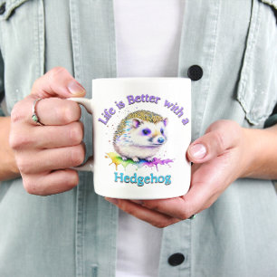 Igel Besitzer Liebhaber von Kaffee Liebhaber Kaffeetasse