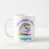 Igel Besitzer Liebhaber von Kaffee Liebhaber Kaffeetasse (Links)