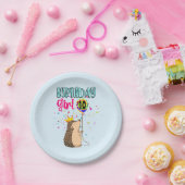Igel Birthday Girl Party Geschenke Pappteller (Party)
