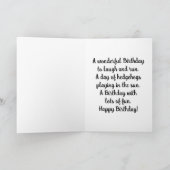 Igel Birthday Grußkarte Karte (Innenseite)