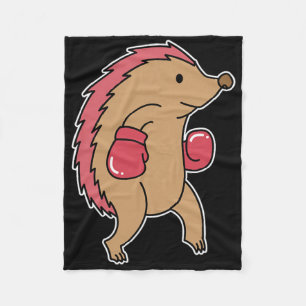Igel Boxing Fleecedecke