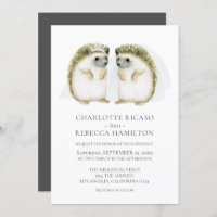 Igel Brides Gay Niedlich Wedding Personalisiert