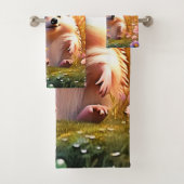 Igel Butterfly Art Badhandtuch Set (Insitu)