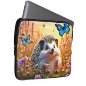 Igel Butterfly Art Laptopschutzhülle (Vorne Rechts)