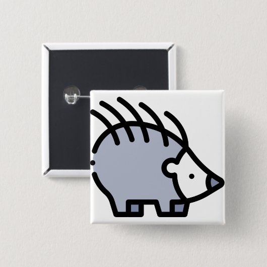 Igel Button (Vorne & Hinten)