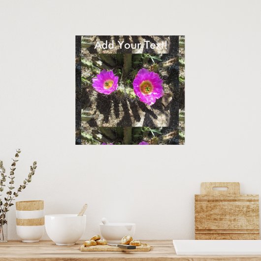 Igel Cactus Poster (Küche)