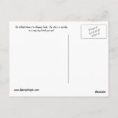 Igel CactusGlobe, Arizona Postkarte (Rückseite)