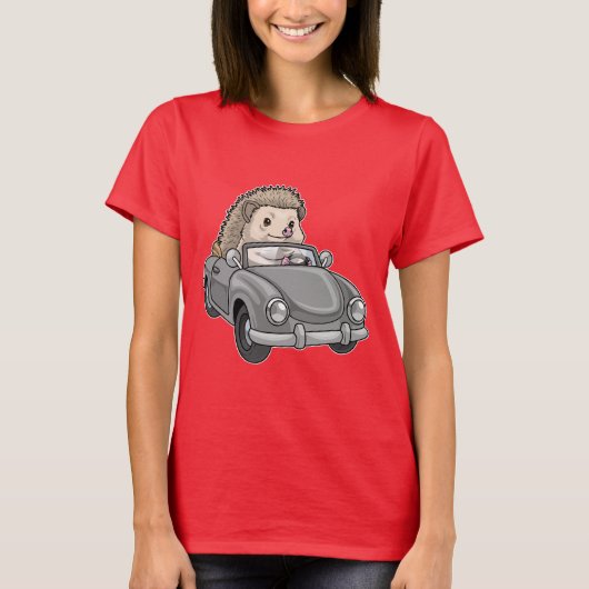 Igel Car T-Shirt (Vorderseite)