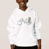 Igel, Cartoon-Fahrer Hoodie (Vorderseite)