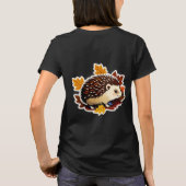 Igel Cozy Waldleben T-Shirt (Rückseite)