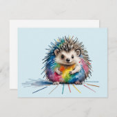 Igel Dankeskarte (Vorne/Hinten)