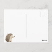 Igel Denken Sie an Sie Postkarte (Rückseite)