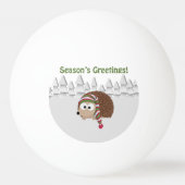 Igel der Grüße der Saison Tischtennisball (Rückseite)