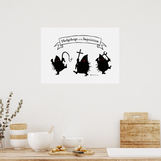 Igel der Inquisition Poster (Küche)