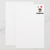 Igel der Liebe I Briefpapier (Vorne/Hinten)