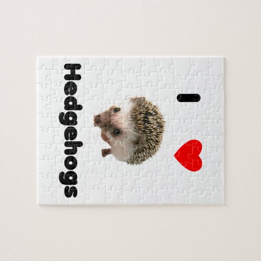Igel der Liebe I Puzzle (Horizontal)