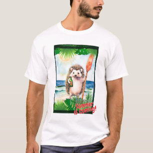 Igel "Der Sommer kommt!" T-Shirt