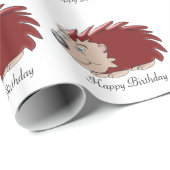 Igel-Design Geburtstag Geschenkpapier (Rolleneckpunkt)