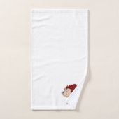 Igel-Design-Monogramm Badhandtuch Set (Handtuch)