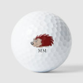 Igel-Design Monogramm Golfball (Vorderseite)