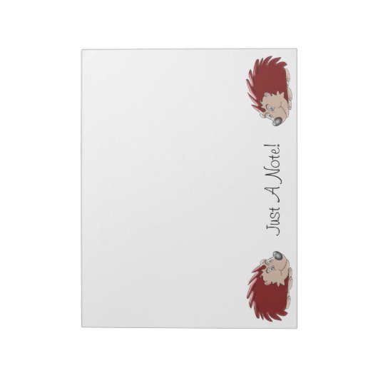 Igel Design Notizblock (Rotiert)