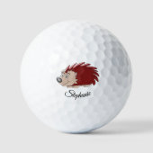 Igel Design Personalisiert Golfball (Vorderseite)