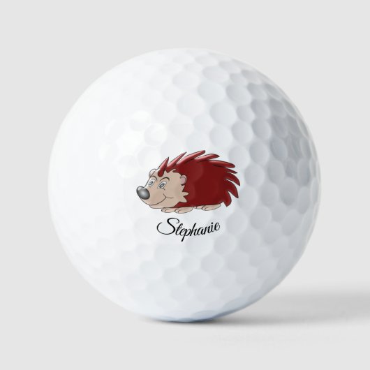 Igel Design Personalisiert Golfball (Vorderseite)
