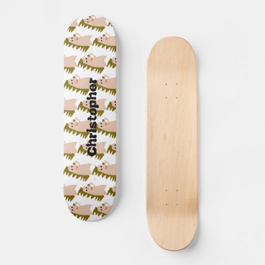 Igel Design Personalisiert Skateboard (Vorderseite)
