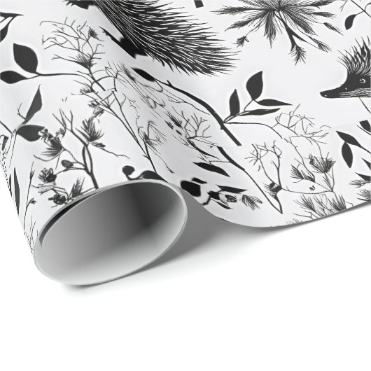 Igel Designer-Papiere Geschenkpapier (Rolleneckpunkt)