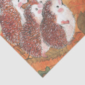 Igel, die miteinander sprechen Illustration Seidenpapier (Detail)